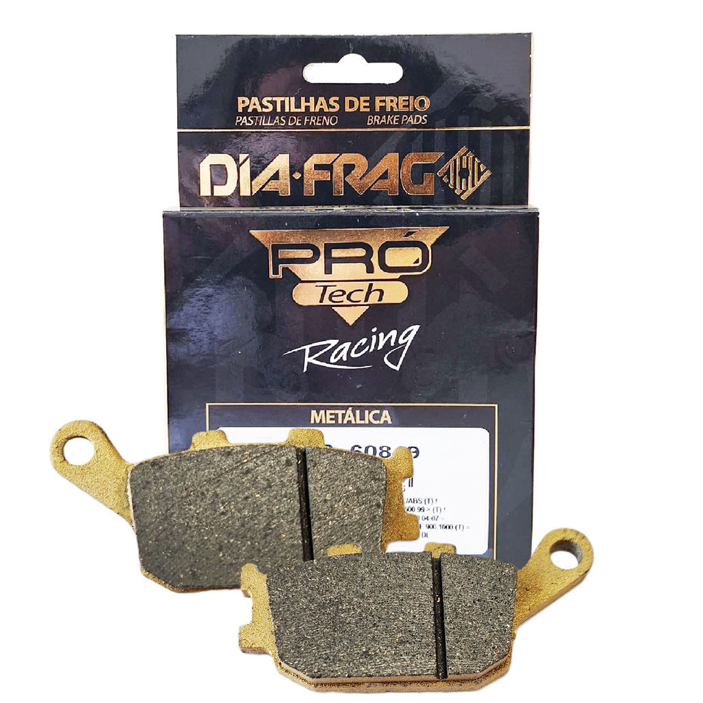 Pastilha de Freio Metálica Traseira Mt 07 Mt 09 Xj6 R1 Fz6 Diafrag ...