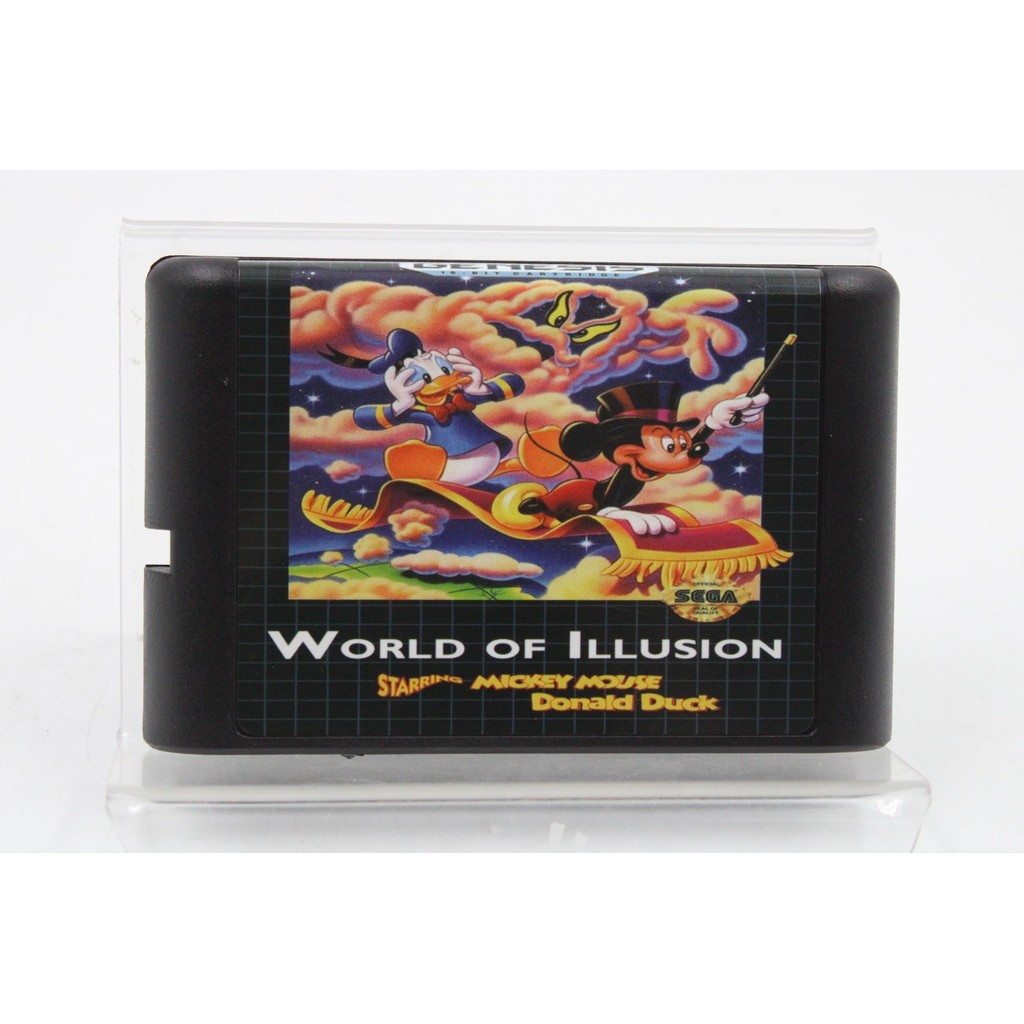 Jeu World Of Illusion - Mega Drive Loose - Bon État - Sega Rétro