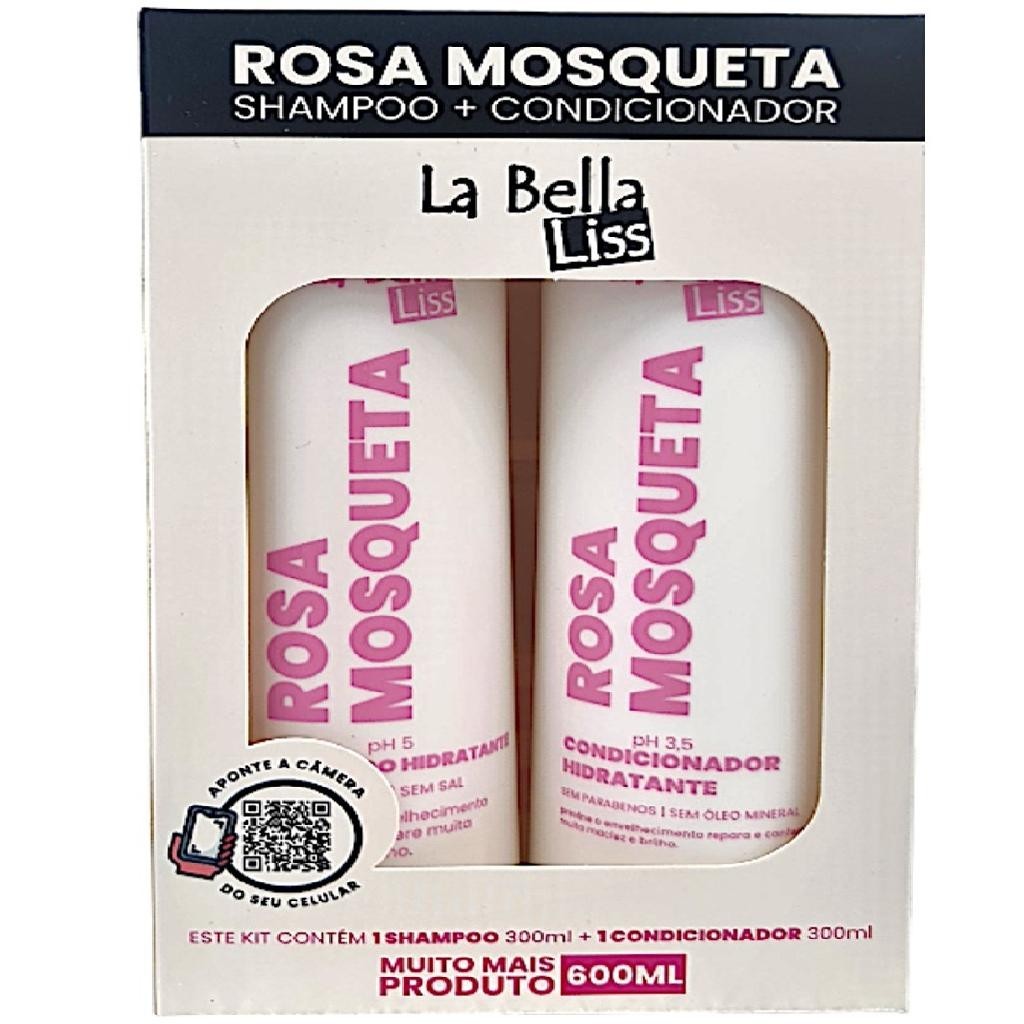 La Bella Liss Pack Shampoo + Condicionador Rosa Mosqueta | Shopee Brasil