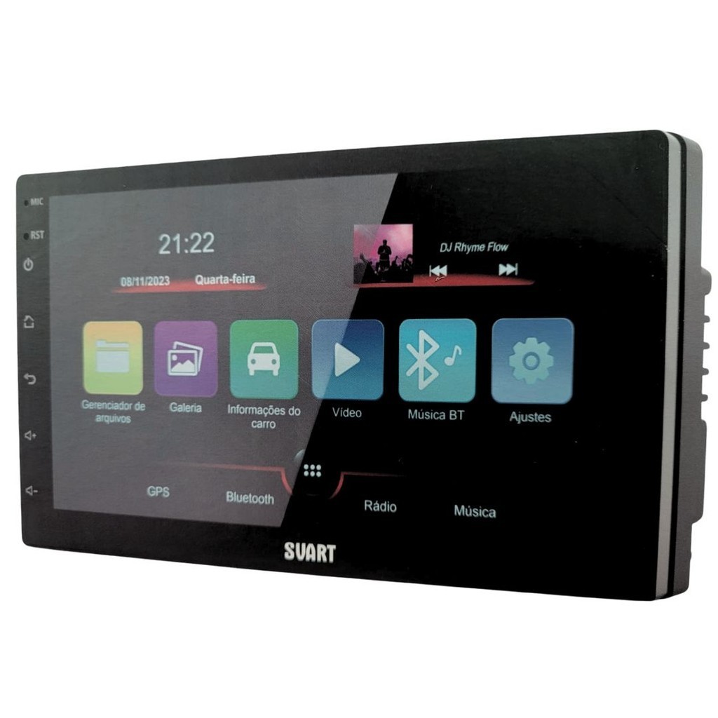 MULTIMIDIA AUTOMOTIVA S700 ANDROID 2 DIN 7 POL MARCA SVART