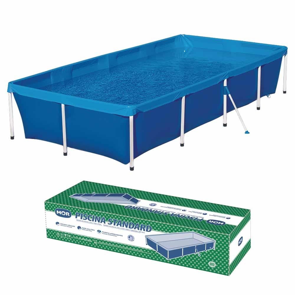 Piscina Retangular 3000 Litros Estruturada Mor | Shopee Brasil