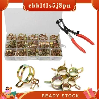【 cbbltls5j8pn 】 115PCS 6-22mm Abraçadeiras De Mola Para Mangueira + Alicate Manual Abraçadeira De Gás Zinco De Água Kit De Sortimento De Ferramentas Metálicas