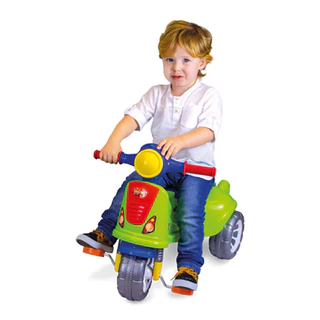 Carrinho de Passeio Infantil Triciclo com pedal e proteção Avespa Basic Maral Color em Oferta na Shopee