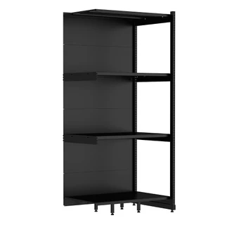 Rack Amapá Fit 60 Continuação 2,02x0,90x0,60 com 4 Bandejas Preto em Oferta na Shopee