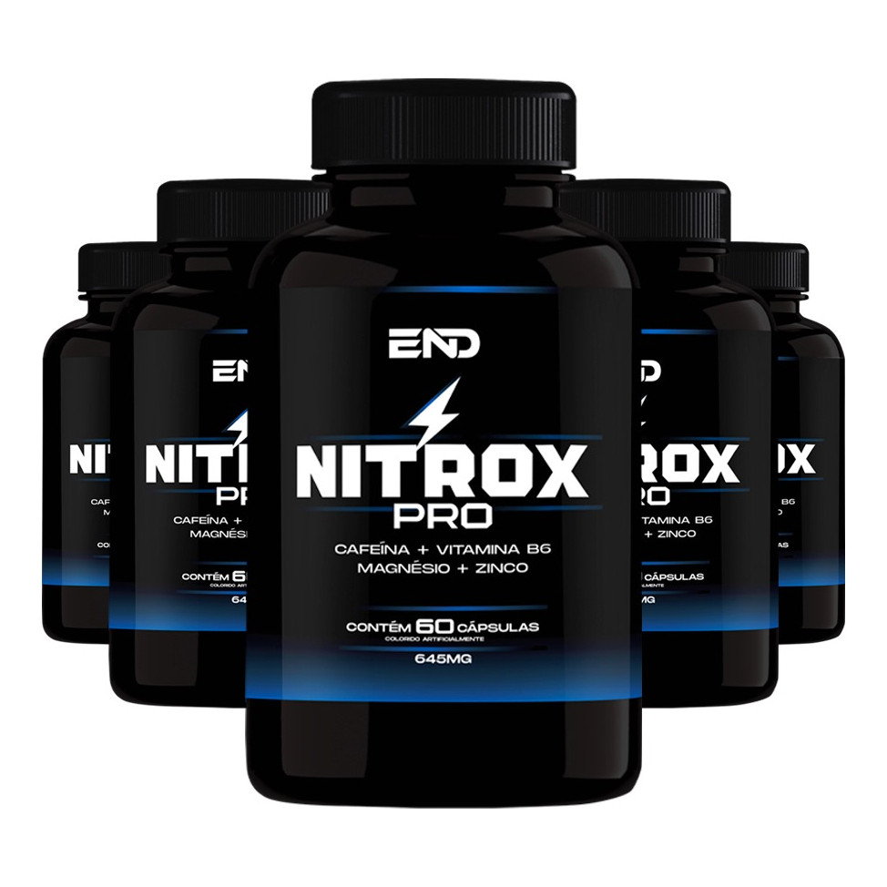 5x Nitrox Pro® 60 Cáps. Original | Shopee Brasil