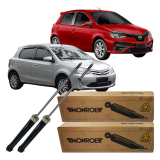 Kit Amortecedor Monroe Traseiro Toyota Etios Sedan 1.5 2017 em Oferta na Shopee