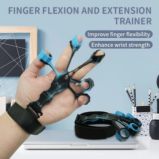 Novo Design Treinador De Dedo De Silicone 5 Dedos Treinamento De Reabilitação Do