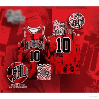 N-BAACE BA Jersey SLUMDUNK SHOHOKU SAKURAGI HG Camisa De Basquete Colete Esportivo Unissex Plus Size l .