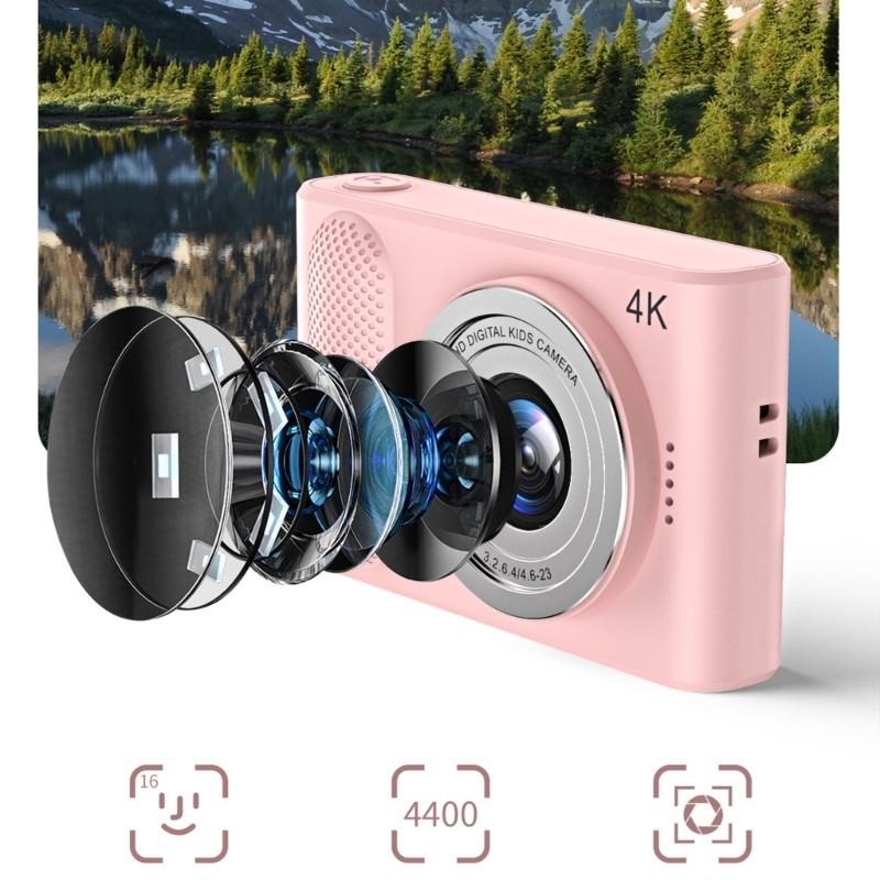 UTAKEE Câmera Pequena CCD Sensor Câmeras 44MP Lente Dupla 4K 3280x2160 ...