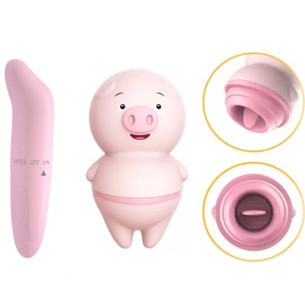 KIT Vibrador Porquinho + Vibrador Golfinho Ponto G SEX SHOP
