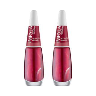 Kit 2 Esmalte Impala A Cor Da Moda Perolado Amante