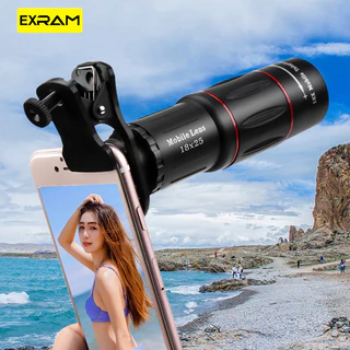Lente Apexel Universal 18X Zoom INRAM 18x25 HD Para Telefone Celular 18X 28X 64X Óptico Le