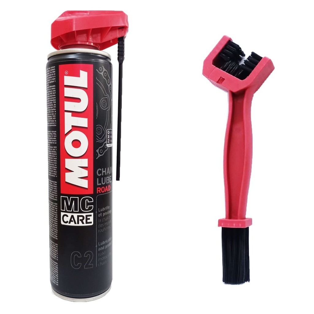 Lubrificante de Corrente Motul C2 400ml + Escova de Limpeza