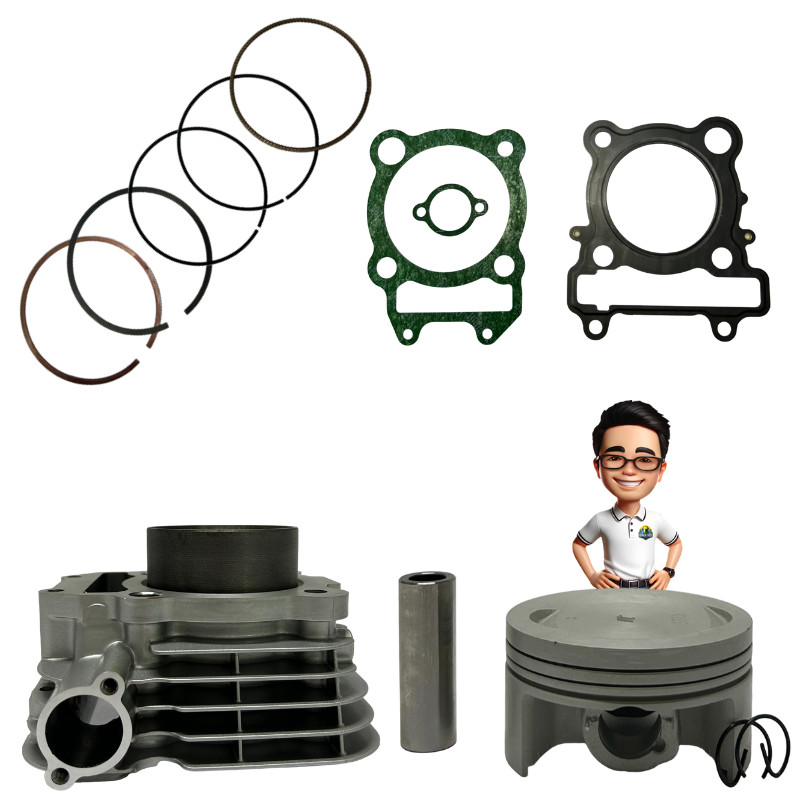 Kit Motor Yamaha Lander 250 Tenere Fazer 250 Mod Original | Shopee Brasil