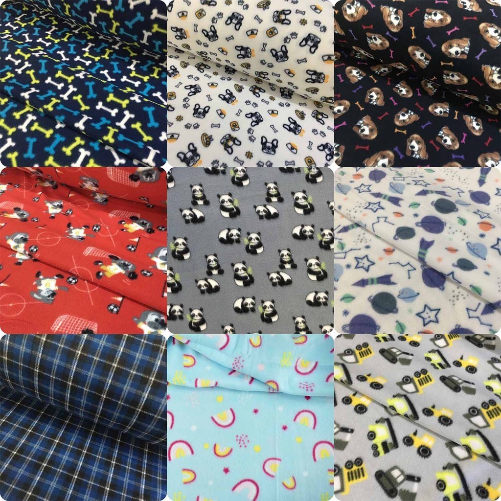 Tecido Soft Estampado 2m X 1,60m Para Mantinhas Pets Fleece