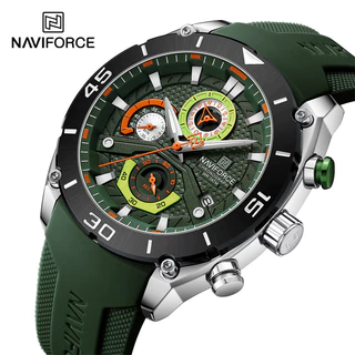 Relógio Militar NAVIFORCE Para Homens De Pulso De Quartzo À Prova D'água Cronógrafo Com Reloj Hombre Luminoso Presente Masculino