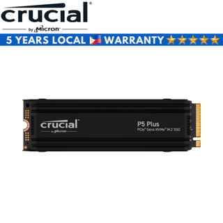 Crucial P5 Plus 4TB/2TB M . 2 2280 PCIe Gen4 NVMe SSD Interno Com Dissipador De Calor 1TB/500GB