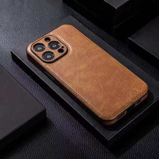 Nova capa de couro macio, adequada para iPhone 15 14 13 12 11 Pro MAX 14 15 Plus XS XR X 8 7 Traseiro Luxo à prova de choque
