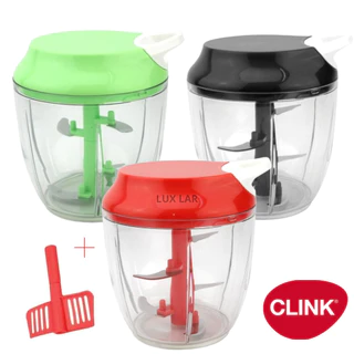 Processador de Alimentos Manual Clink Grande 5Lâminas Triturador de Alho Verduras Legumes