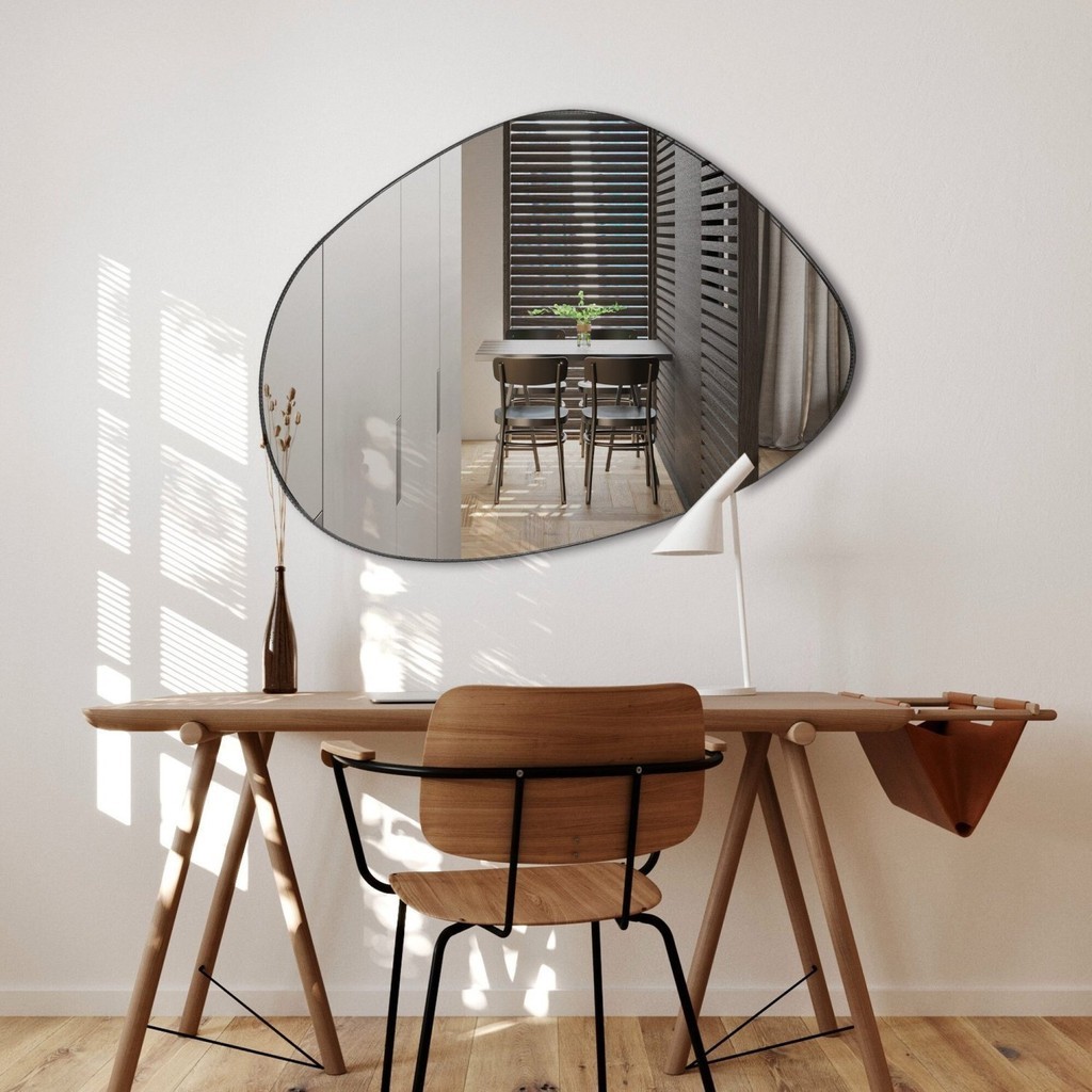 Espelho Decorativo Orgânico 80x60 Moderno Rei dos Vidros
