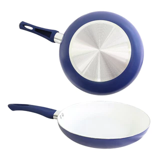 Frigideira em Alumínio com Revestimento Cerâmico antiaderente 26cm - Azul Promoçao