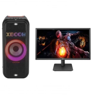 Monitor Gamer 1,5" Full HD 75Hz + Caixa de Som LG IPX4 XL7S