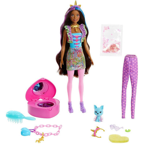 Boneca Barbie Color Reveal Peel Unicórnio C/ 25 Surpresas | Shopee Brasil