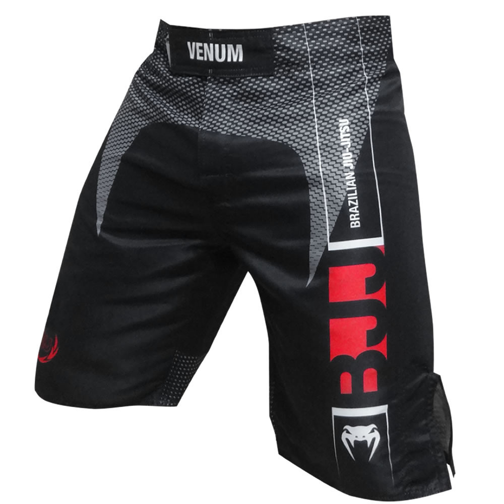 Bermuda de Treino Fight - Jiu Jitsu Vertical - Preta - Venum | Shopee ...