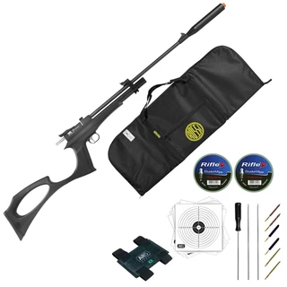 Carabina Híbrida 4.5mm PCP TAG Chumbinho 200un Kit Limpeza