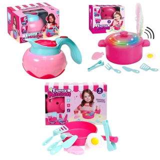 Brinquedo Cozinha Divertida Chef Gourmet Som, Luz E Fumaça - Castela
