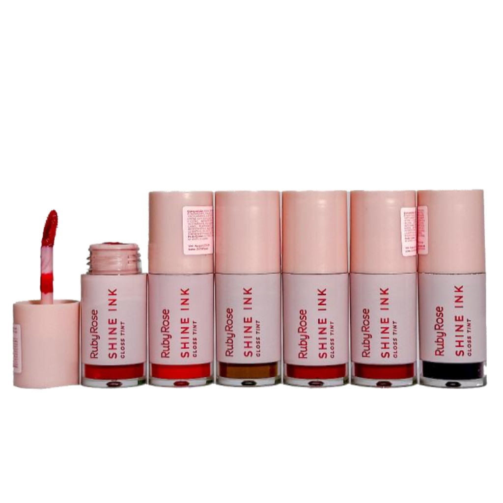 Gloss Labial Tint Shine Ink Linha Rosa HBL6600 Ruby Rose | Shopee Brasil