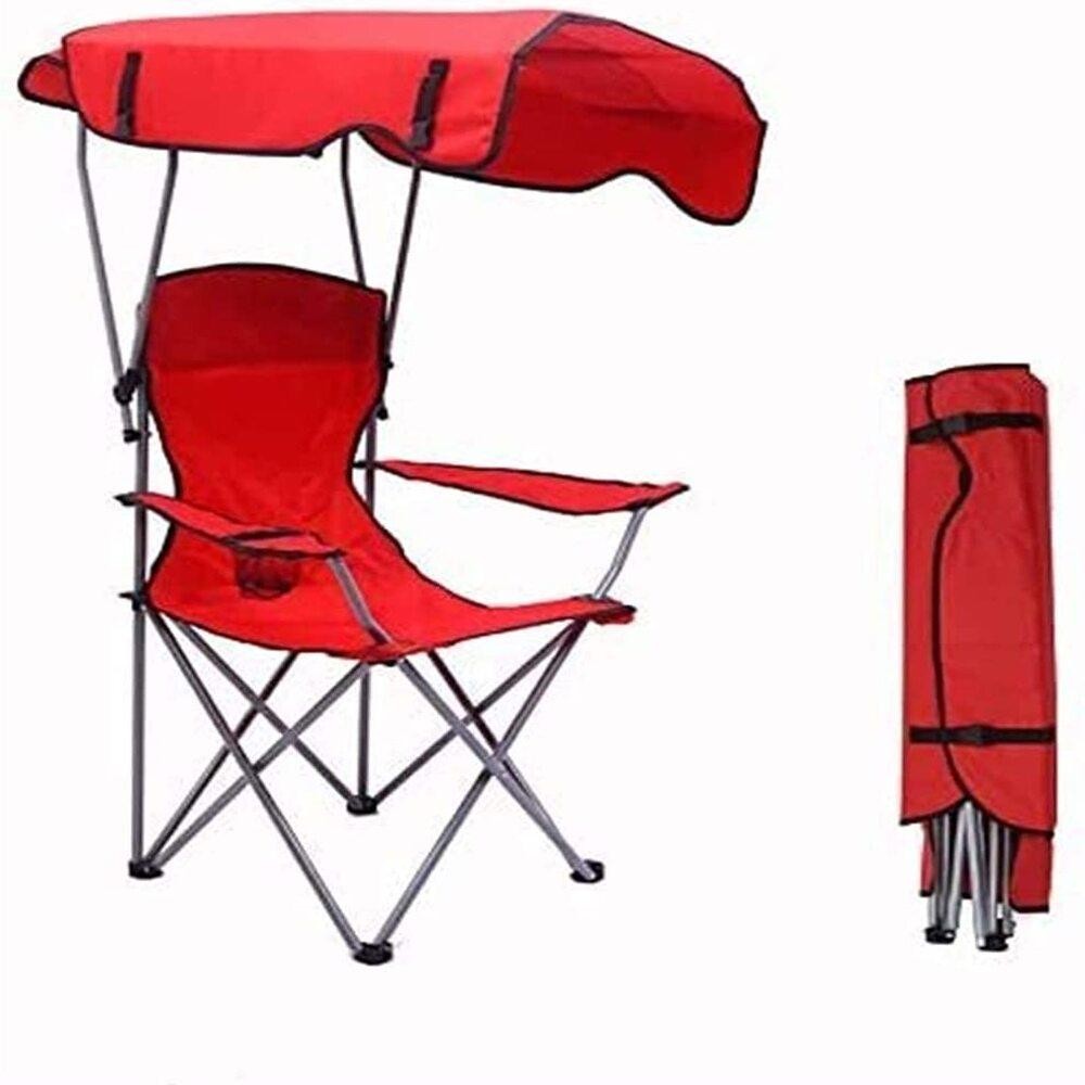 Cadeira Com Guarda Sol Pesca Dobravel Grande Porta Copo Diretor 2 Em 1 Multiuso