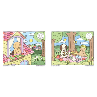 Kit Bobbie Goods: Dias Quentes + Do Dia Para a Noite (Livros de Colorir) em Oferta na Shopee