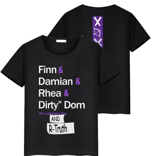 Wwe Hell Judge Judgement Day Judgement Day R-Truth Wrestling Camiseta de manga curta de algodão Homens Mulheres 411