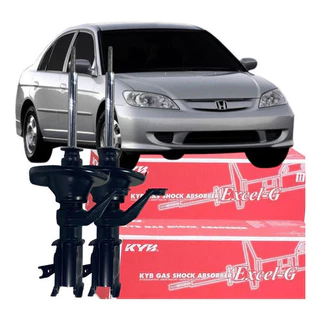 Kit Amortecedor Dianteiro Novo Kayaba Civic 1.6 16v 1.7 16v 1.8 16v 2001 á 2006 em Oferta na Shopee