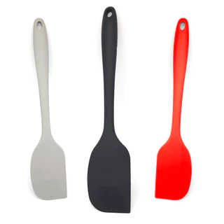 ESPATULA DE SILICONE PAO DURO COM FURO PASSANTE - AD