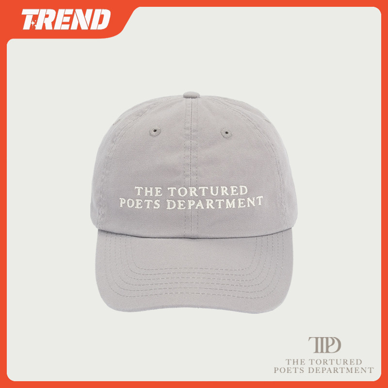Taylor Swift TTPD Merch Cap The Tortured Poets Department Bordado Boné De Basebol E Língua De Pato Coleção De Chapéu De Sol Para Homens Mulheres