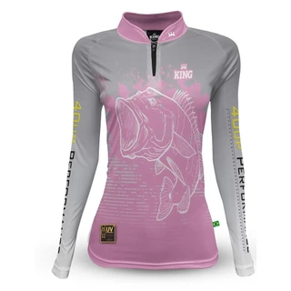 CAMISETA DE PESCA KING BRASIL COM PROTEÇÃO SOLAR UV 50+ (KFF620)