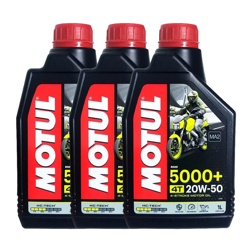 Oleo Motor Motul 20w50 5000 4t Semi Sintetico Motos Suzuki | Shopee Brasil