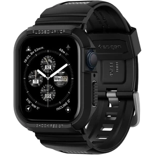 SPIGEN Armadura Robusta Pro Caixa Integrada + Strap Compatível Para Relógio Apple Ultra 49mm 45mm 44mm 41mm 40mm Série iWatch 9 8 7 6 5 4 SE 3 2 1