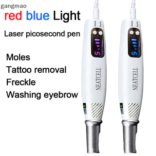 Caneta Laser Gang Picosecond Removedor De Luz Vermelha Azul Dispositivo De Cuidados Com A Pele Pt
