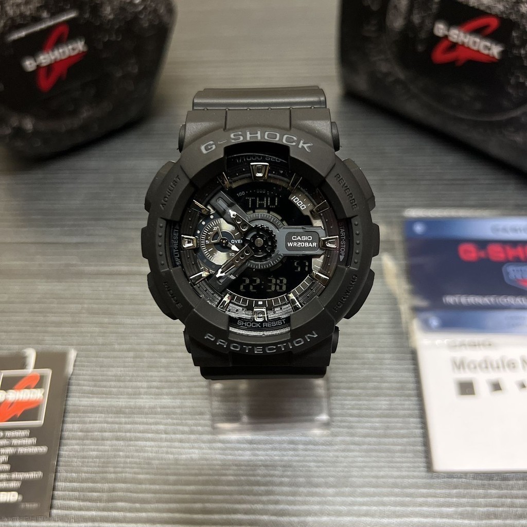 G-Shock GA 110-1B FULL BLACK GT81 Adequado Tanto Para Homens Quanto ...