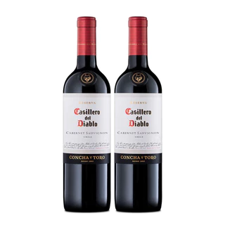 Kit 2 Vinhos Cabernet Sauvignon 750ml - Casillero Del Diablo
