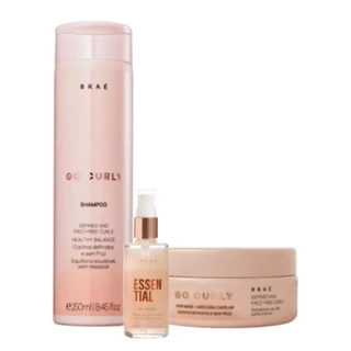Braé Kit Oil Blend Go Curly Tratamento Trio (3 Produtos)