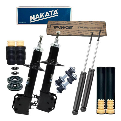 Kit Amortecedor Dianteiro Traseiro Nakata Monroe Etios Hatch/Std/Xls/Xs ...