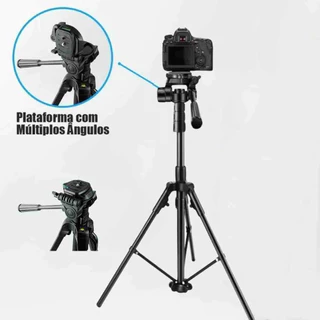 Tripé de câmera profissional, suporte de luz com parafusos ajustáveis, adequado para uso externo e em estúdio. em Oferta na Shopee