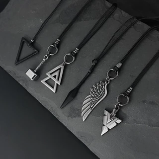 Colar Masculino Preto e Grafite - Diversos Modelos