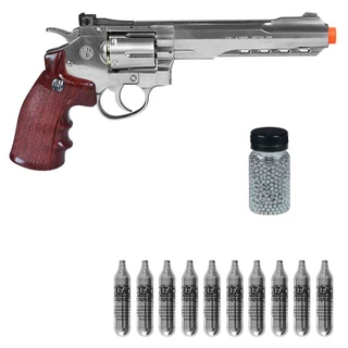 Revolver Co2 4.5 Pressão W702s Rossi Metal + Esferas + Co2