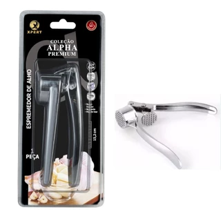 Espremedor De Alho 15cm Aço inox.  P/ Cozinha, Restaurante, Bares, Pizzaria, Presentes. em Oferta na Shopee