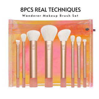 real techniques 8PCS wanderer maquiagem escova set /RT avançado profissional maquiagem escova set